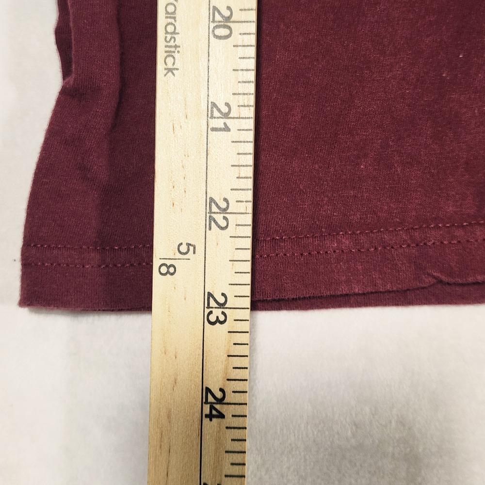 Columbia‎ PFG Mens Small Maroon Bass Graphic Performance Fishing Gear T-Shirt - Picture 8 of 8
